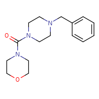 4-(4-benzylpiperazine-1-carbonyl)morpholine