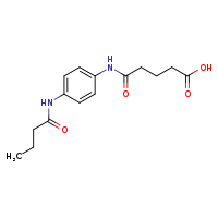 4-[(4-butanamidophenyl)carbamoyl]butanoic acid
