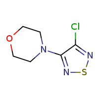 4-(4-chloro-1,2,5-thiadiazol-3-yl)morpholine