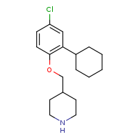 4-(4-chloro-2-cyclohexylphenoxymethyl)piperidine