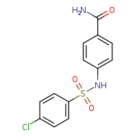 4-(4-chlorobenzenesulfonamido)benzamide