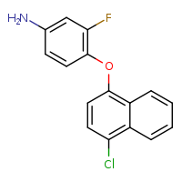 4-[(4-chloronaphthalen-1-yl)oxy]-3-fluoroaniline