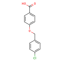 4-[(4-chlorophenyl)methoxy]benzoic acid