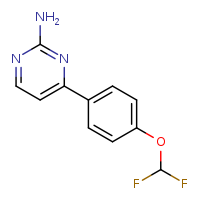 4-[4-(difluoromethoxy)phenyl]pyrimidin-2-amine