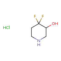 4,4-difluoropiperidin-3-ol hydrochloride