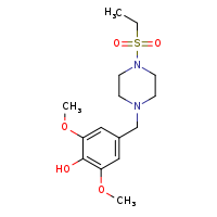 4-{[4-(ethanesulfonyl)piperazin-1-yl]methyl}-2,6-dimethoxyphenol