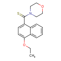 4-(4-ethoxynaphthalene-1-carbothioyl)morpholine
