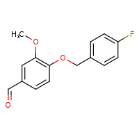 4-[(4-fluorophenyl)methoxy]-3-methoxybenzaldehyde