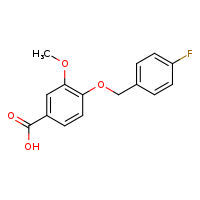 4-[(4-fluorophenyl)methoxy]-3-methoxybenzoic acid
