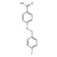 4-[(4-fluorophenyl)methoxy]benzoic acid