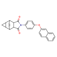4-[4-(naphthalen-2-yloxy)phenyl]-4-azatetracyclo[5.3.2.0²,?.0?,¹?]dodec-11-ene-3,5-dione