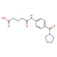 4-{[4-(pyrrolidine-1-carbonyl)phenyl]carbamoyl}butanoic acid