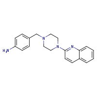 4-{[4-(quinolin-2-yl)piperazin-1-yl]methyl}aniline