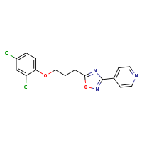 4-{5-[3-(2,4-dichlorophenoxy)propyl]-1,2,4-oxadiazol-3-yl}pyridine