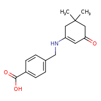 4-{[(5,5-dimethyl-3-oxocyclohex-1-en-1-yl)amino]methyl}benzoic acid
