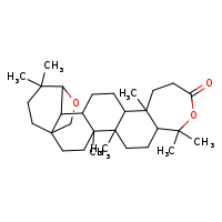 4,5,9,9,14,21,21-heptamethyl-10,25-dioxahexacyclo[18.3.2.0¹,¹?.0?,¹?.0?,¹?.0?,¹?]pentacosan-11-one