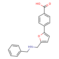 4-{5-[(benzylamino)methyl]furan-2-yl}benzoic acid