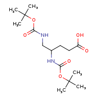 4,5-bis[(tert-butoxycarbonyl)amino]pentanoic acid
