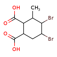 4,5-dibromo-3-methylcyclohexane-1,2-dicarboxylic acid