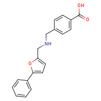 4-({[(5-phenylfuran-2-yl)methyl]amino}methyl)benzoic acid