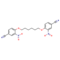 4-{[6-(4-cyano-2-nitrophenoxy)hexyl]oxy}-3-nitrobenzonitrile