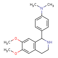 4-(6,7-dimethoxy-1,2,3,4-tetrahydroisoquinolin-1-yl)-N,N-dimethylaniline