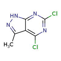 4,6-dichloro-3-methyl-1H-pyrazolo[3,4-d]pyrimidine
