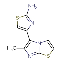 4-{6-methylimidazo[2,1-b][1,3]thiazol-5-yl}-1,3-thiazol-2-amine