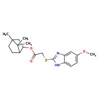 4,7,7-trimethylbicyclo[2.2.1]heptan-2-yl 2-[(5-methoxy-1H-1,3-benzodiazol-2-yl)sulfanyl]acetate