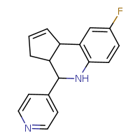 4-{8-fluoro-3H,3aH,4H,5H,9bH-cyclopenta[c]quinolin-4-yl}pyridine