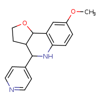 4-{8-methoxy-2H,3H,3aH,4H,5H,9bH-furo[3,2-c]quinolin-4-yl}pyridine