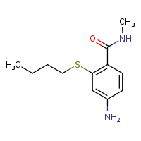 4-amino-2-(butylsulfanyl)-N-methylbenzamide