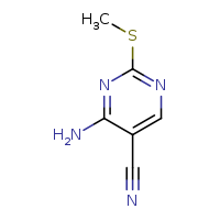 4-amino-2-(methylsulfanyl)pyrimidine-5-carbonitrile