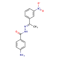 4-amino-N'-[(1Z)-1-(3-nitrophenyl)ethylidene]benzohydrazide