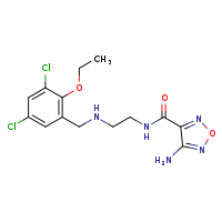 4-amino-N-(2-{[(3,5-dichloro-2-ethoxyphenyl)methyl]amino}ethyl)-1,2,5-oxadiazole-3-carboxamide