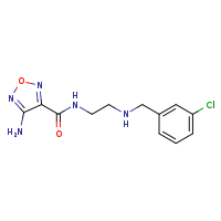 4-amino-N-(2-{[(3-chlorophenyl)methyl]amino}ethyl)-1,2,5-oxadiazole-3-carboxamide