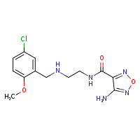 4-amino-N-(2-{[(5-chloro-2-methoxyphenyl)methyl]amino}ethyl)-1,2,5-oxadiazole-3-carboxamide