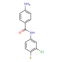 4-amino-N-(3-chloro-4-fluorophenyl)benzamide