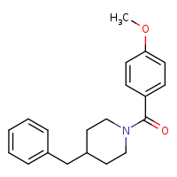 4-benzyl-1-(4-methoxybenzoyl)piperidine
