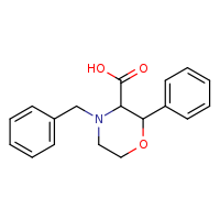 4-benzyl-2-phenylmorpholine-3-carboxylic acid