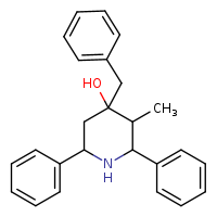 4-benzyl-3-methyl-2,6-diphenylpiperidin-4-ol