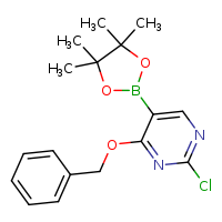 4-(benzyloxy)-2-chloro-5-(4,4,5,5-tetramethyl-1,3,2-dioxaborolan-2-yl)pyrimidine