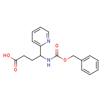 4-{[(benzyloxy)carbonyl]amino}-4-(pyridin-2-yl)butanoic acid