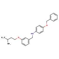 4-(benzyloxy)-N-{[3-(3-methylbutoxy)phenyl]methyl}aniline