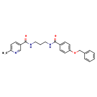 4-(benzyloxy)-N-{3-[(6-methylpyridin-3-yl)formamido]propyl}benzamide