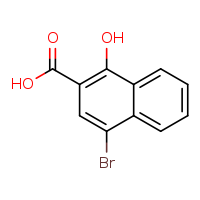 4-bromo-1-hydroxynaphthalene-2-carboxylic acid