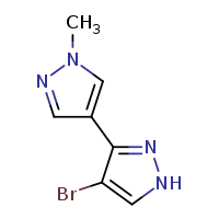 4-bromo-1'-methyl-1H-3,4'-bipyrazole