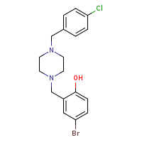 4-bromo-2-({4-[(4-chlorophenyl)methyl]piperazin-1-yl}methyl)phenol