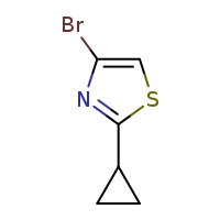 4-bromo-2-cyclopropyl-1,3-thiazole