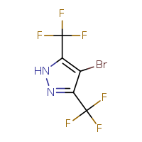 4-bromo-3,5-bis(trifluoromethyl)-1H-pyrazole